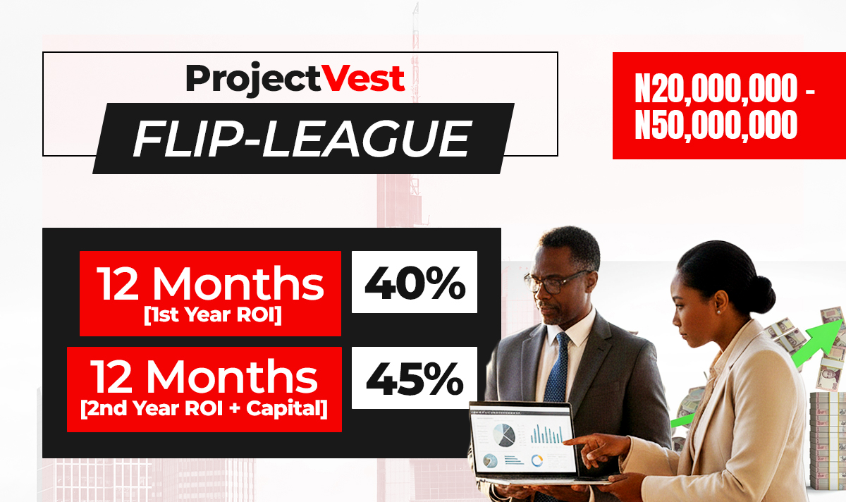 ProjectVest Flip-League banner